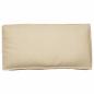 Preview: Palettenkissen für Sitz/Rückenlehne Beige 120x60x12 cm Oxford-Stoff