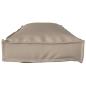 Preview: Kissen Taupe 120 x 40 x 8 cm Oxford-Stoff