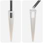 Preview: Zaunpfosten Set 14 Teile Grau Metall