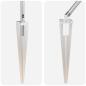 Preview: Zaunpfosten Set 13er Set Silber Galvanisierter Stahl