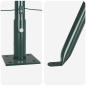 Preview: Zaunpfosten Set 13 Teile Grün Metall, Beton 3,2 x 3,2 x 50 cm
