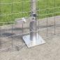 Preview: Zaunpfosten Kit Set aus 13 Silber Galvanisierter Stahl
