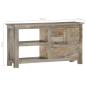 Preview: TV-Schrank 100x30x55 cm Massivholz Mango