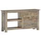 Preview: TV-Schrank 100x30x55 cm Massivholz Mango