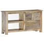Preview: TV-Schrank 100x30x55 cm Massivholz Mango