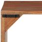 Preview: Wandregal 40x30x40 cm Massivholz Akazie