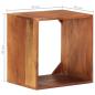 Preview: Wandregal 40x30x40 cm Massivholz Akazie