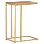 Preview: Beistelltisch 35x45x65 cm Massivholz Mango