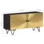 Preview: TV-Schrank 90x30x45 cm Mango Massivholz