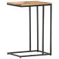 Preview: Beistelltisch 35x45x65 cm Massivholz