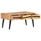 Preview: Couchtisch 88x50x42 cm Akazie Massivholz