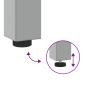 Preview: Werkbank-Set 3 pcs Schwarz und Grau Pulverbeschichteter Stahl