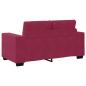 Preview: 2-teiliges Sofa Set mit Kissen in Magenta