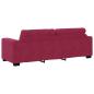 Preview: 2-teiliges Sofa Set mit Kissen in Magenta