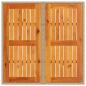 Preview: 5-teiliges Garten-Essgruppen-Set mit Kissen Beige Poly-Rattan