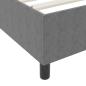 Preview: Boxspringbett mit Matratze Hellgrau 90x200 cm Cordstoff