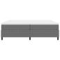 Preview: Boxspringbett mit Matratze Hellgrau 200x200 cm Cordstoff
