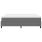 Preview: Boxspringbett mit Matratze Hellgrau 200x200 cm Cordstoff