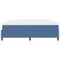Preview: Boxspringbett mit Matratze Blau 200x200 cm Cordstoff