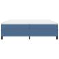 Preview: Boxspringbett mit Matratze Blau 200x200 cm Cordstoff