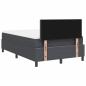 Preview: Boxspringbett mit Matratze Dunkelgrau 120x200 cm Cord-Stoff