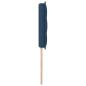 Preview: LED Kopfteil Linien Design Blau 100 cm Stoff