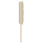 Preview: LED Kopfteil Linien Design Creme 72 cm Stoff