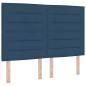 Preview: LED Kopfteil Linien Design Blau 80 cm Stoff