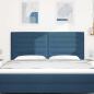 Preview: LED Kopfteil Linien Design Blau 90 cm Stoff