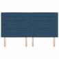 Preview: LED Kopfteil Linien Design Blau 90 cm Stoff