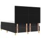 Preview: Boxspringbett mit Matratze & Bank Schwarz 140x200 cm Stoff