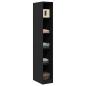 Preview: Kleiderschrank Schwarze Eiche - 30x50x200 cm, Aus Holzwerkstoff