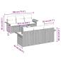 Preview: 7-teiliges Gartensofa Set mit Kissen Beige Poly Rattan