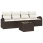 Preview: Gartensofa-set Braun 55 x 55 x 37 cm Poly-Rattan