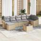 Preview: ARDEBO.de - Sofa Set 8 stk. Beige [Synthetisch]: Poly Rattan