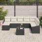 Preview: 8-teiliges Garten Sofa Set mit Kissen, braun, Poly Rattan