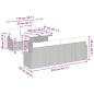 Preview: 8-teiliges Garten Sofa Set mit Kissen Hellgraues Poly Rattan