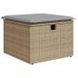 Preview: 7-teiliges Garten-Sofa Set mit Kissen Beige Poly-Rattan
