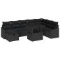 Preview: Gartensofa-set 9 Stk. Poly-Rattan