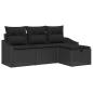 Preview: Sofa Set 4 stk. Poly-Rattan