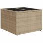 Preview: ARDEBO.de - 8-teiliges Garten-Sofa-Set mit Kissen Beige Poly-Rattan