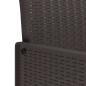 Preview: 11-teiliges Garten-Essgruppe mit Kissen Braun Poly-Rattan