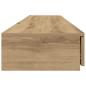 Preview: Nachttisch mit Schubladen Artisan Eiche 200x36,5x16,5 cm Holzwerkstoff