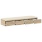 Preview: Bett Schubladen Sonoma Eiche 120x36.5x16.5 cm Holzwerkstoff