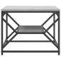 Preview: Couchtisch mit Regal - Grau Sonoma - 51x50x40 cm - Hergestellt aus Holzwerkstoff