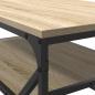 Preview: Couchtisch mit Regal Sonoma Eiche 90x50x40 cm Holzwerkstoff