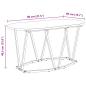 Preview: Grauer Sonoma Couchtisch - 80x40x40.5 cm, Aus Holzwerkstoff und Metall