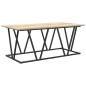 Preview: Couchtisch Sonoma Eiche 100x50x40 cm aus Holzwerkstoff und Metall