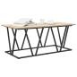 Preview: Couchtisch Sonoma Eiche 100x50x40 cm aus Holzwerkstoff und Metall