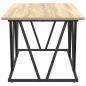 Preview: Couchtisch Sonoma Eiche 100x50x40 cm aus Holzwerkstoff und Metall